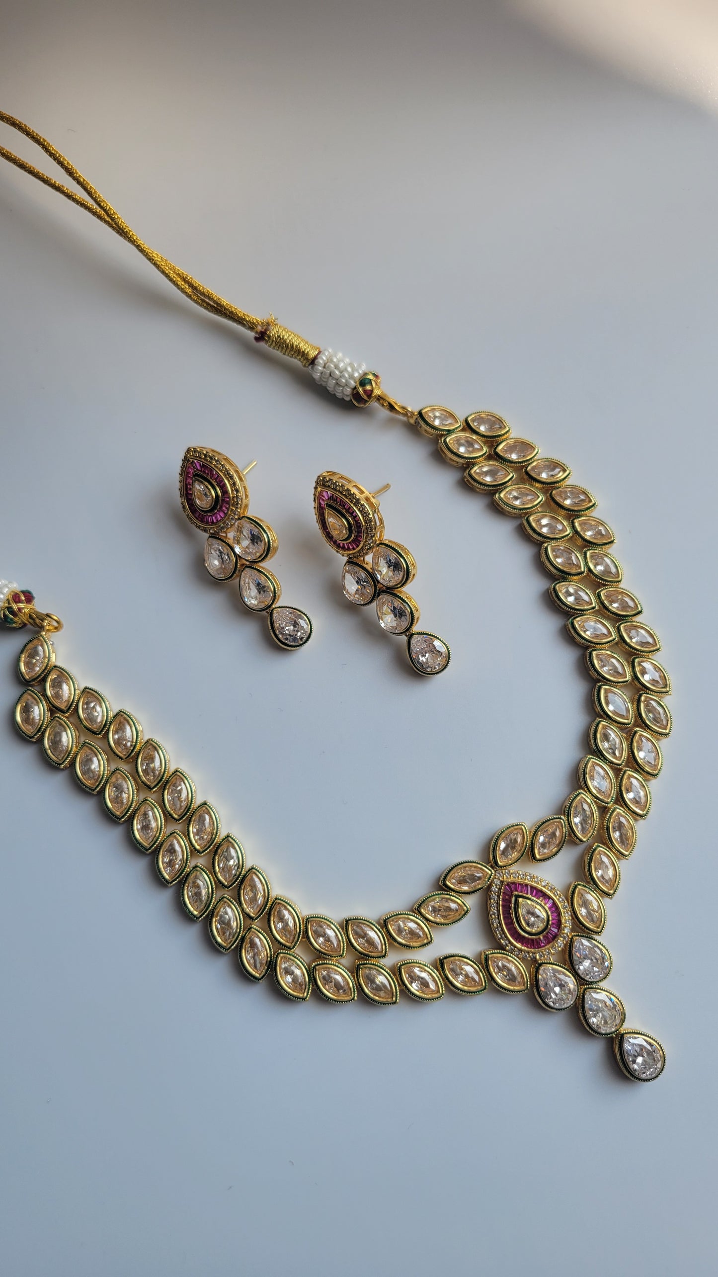 Kundan necklace set