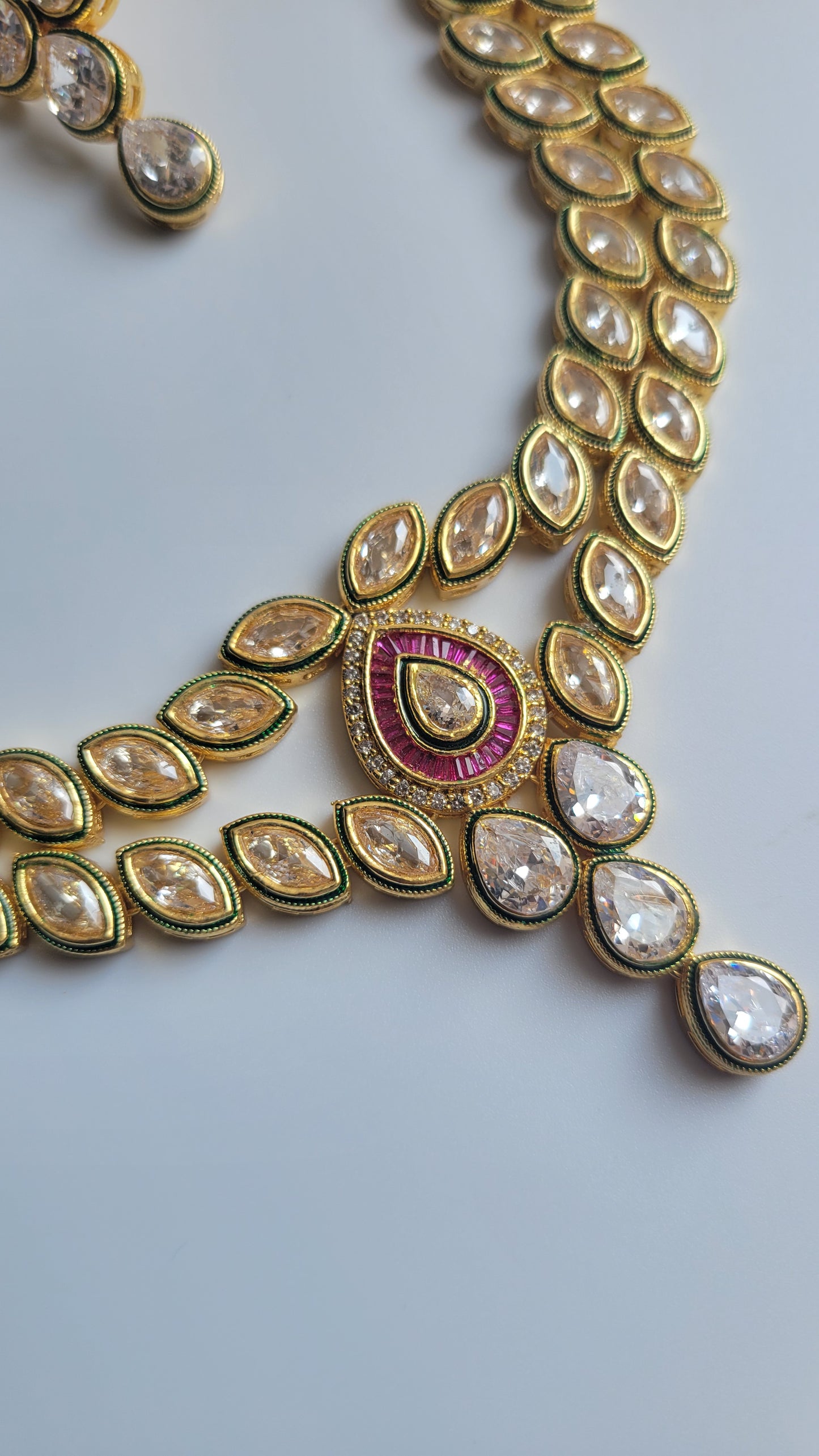 Kundan necklace set