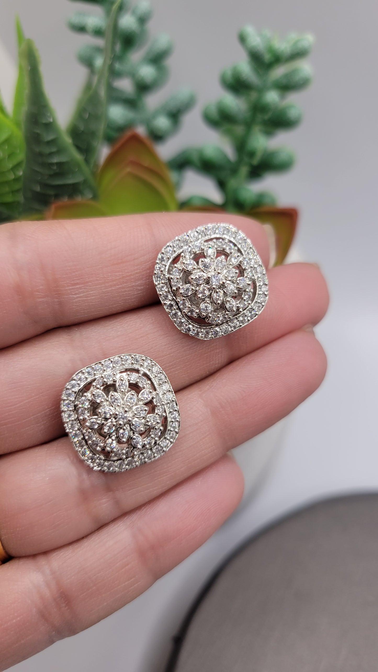 American Diamond studs