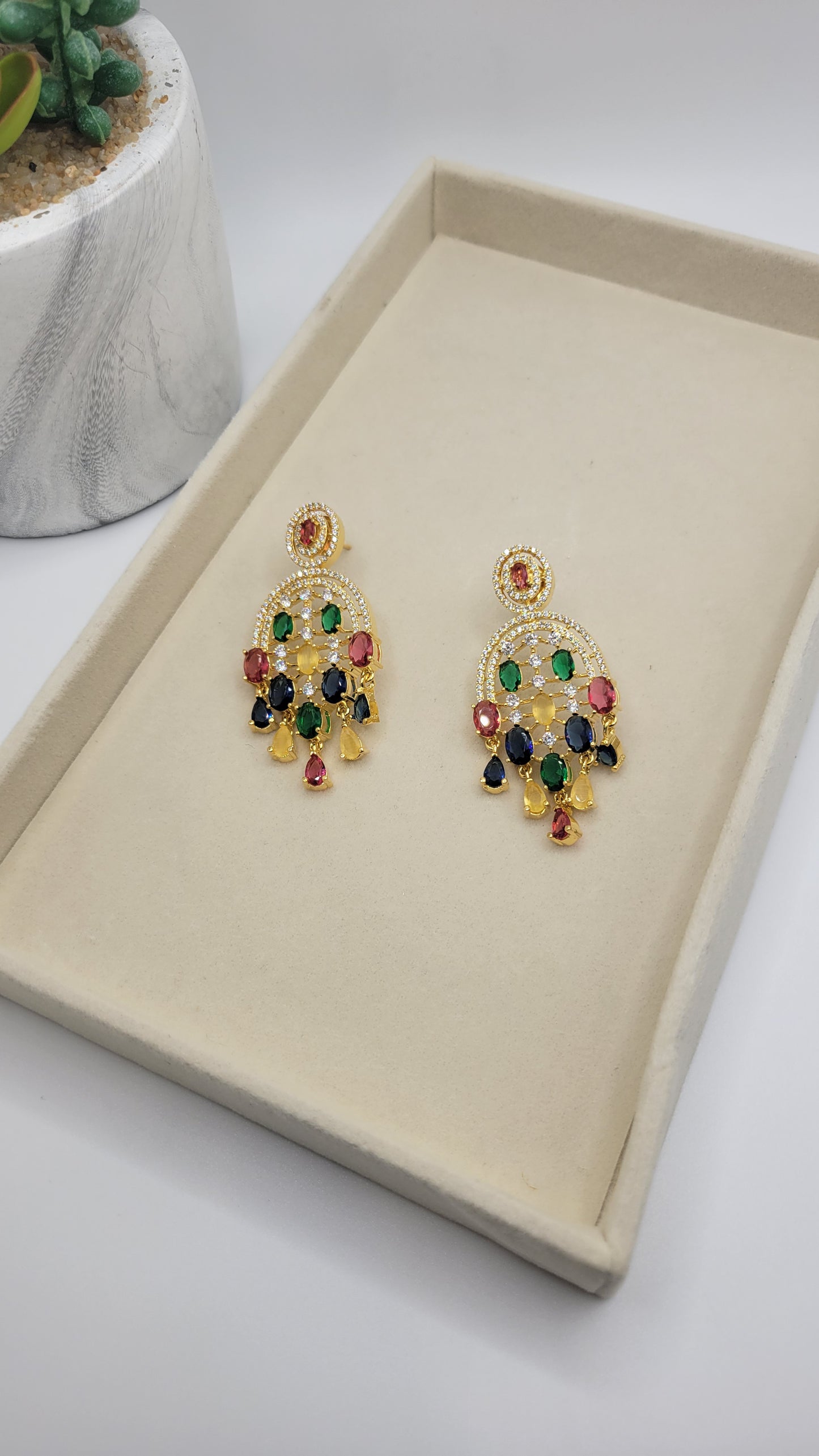 CZ Multi Earrings
