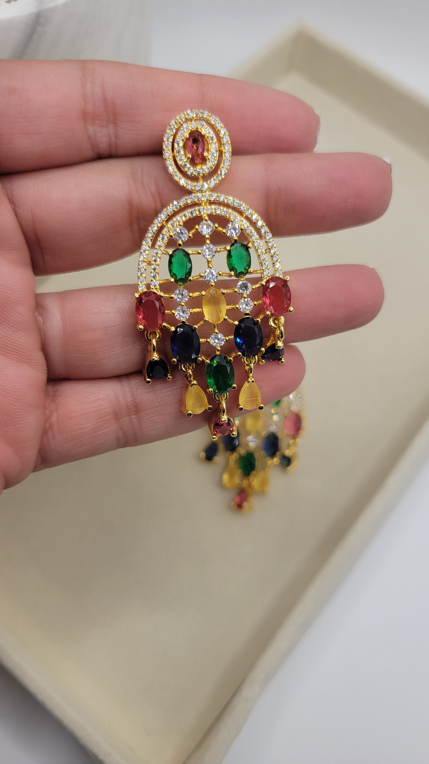 CZ Multi Earrings