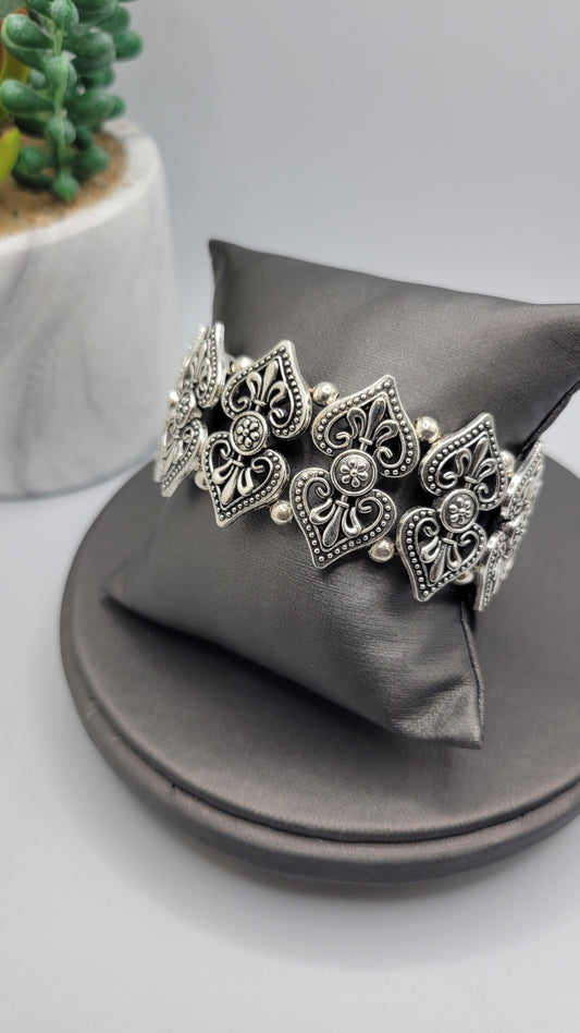 Silver plated bangle