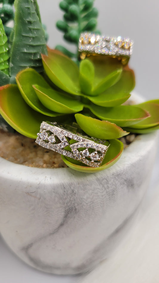 Silver CZ ring