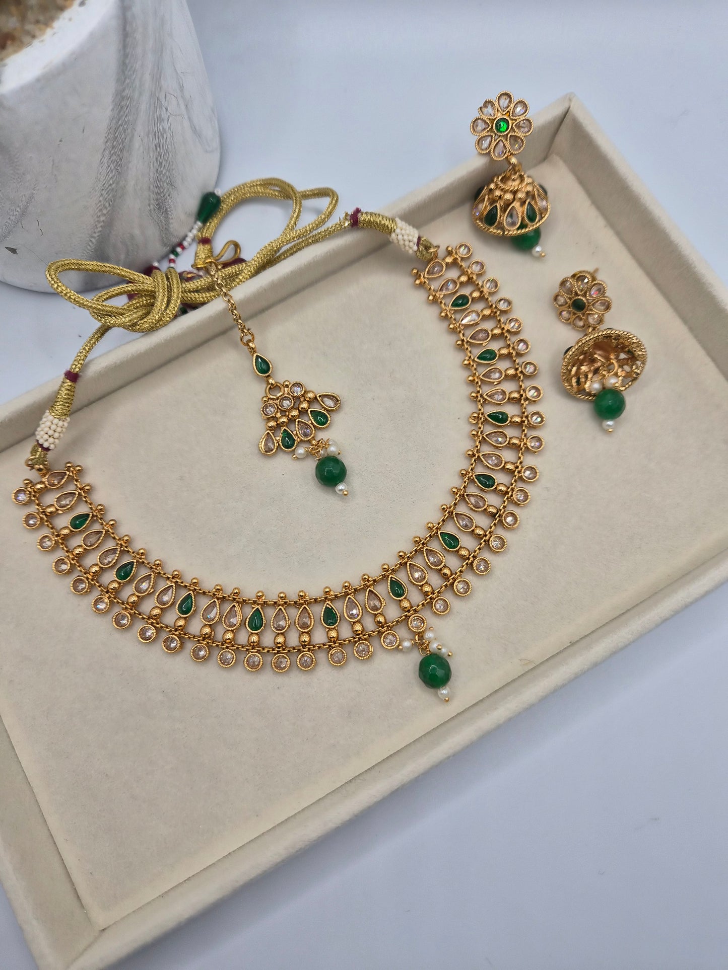 Polki kundan set