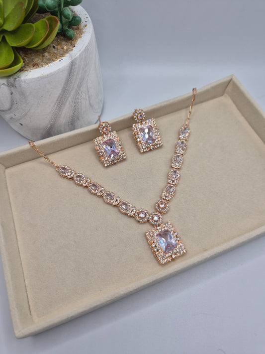 Rose gold AD set