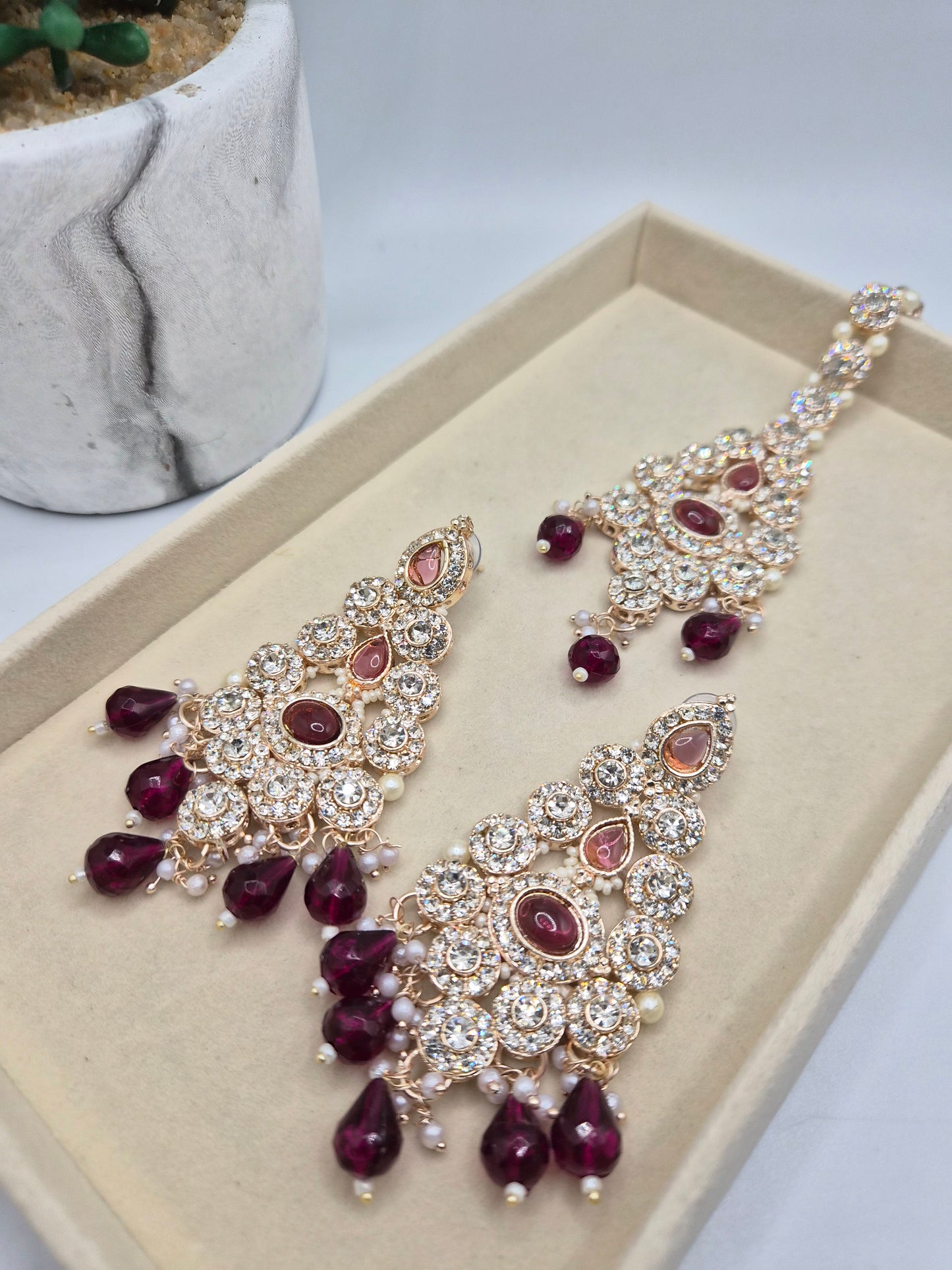 Kundan earrings