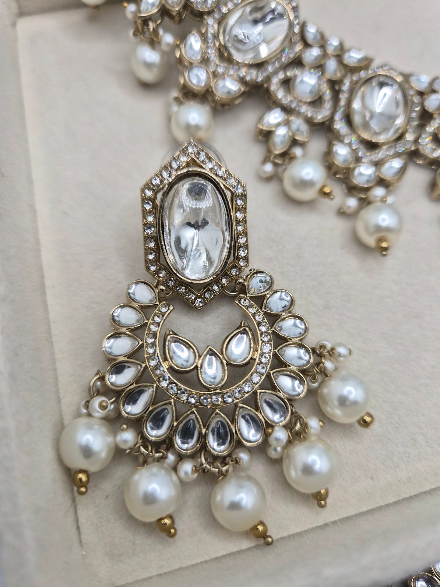 Victorian kundan and pearl