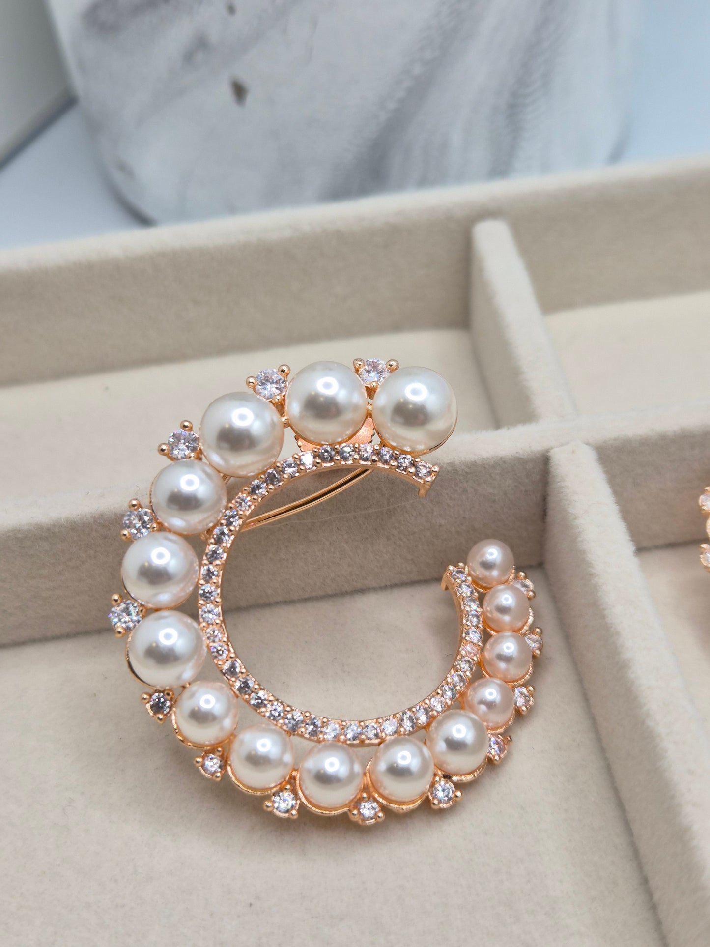 Pearl earrings