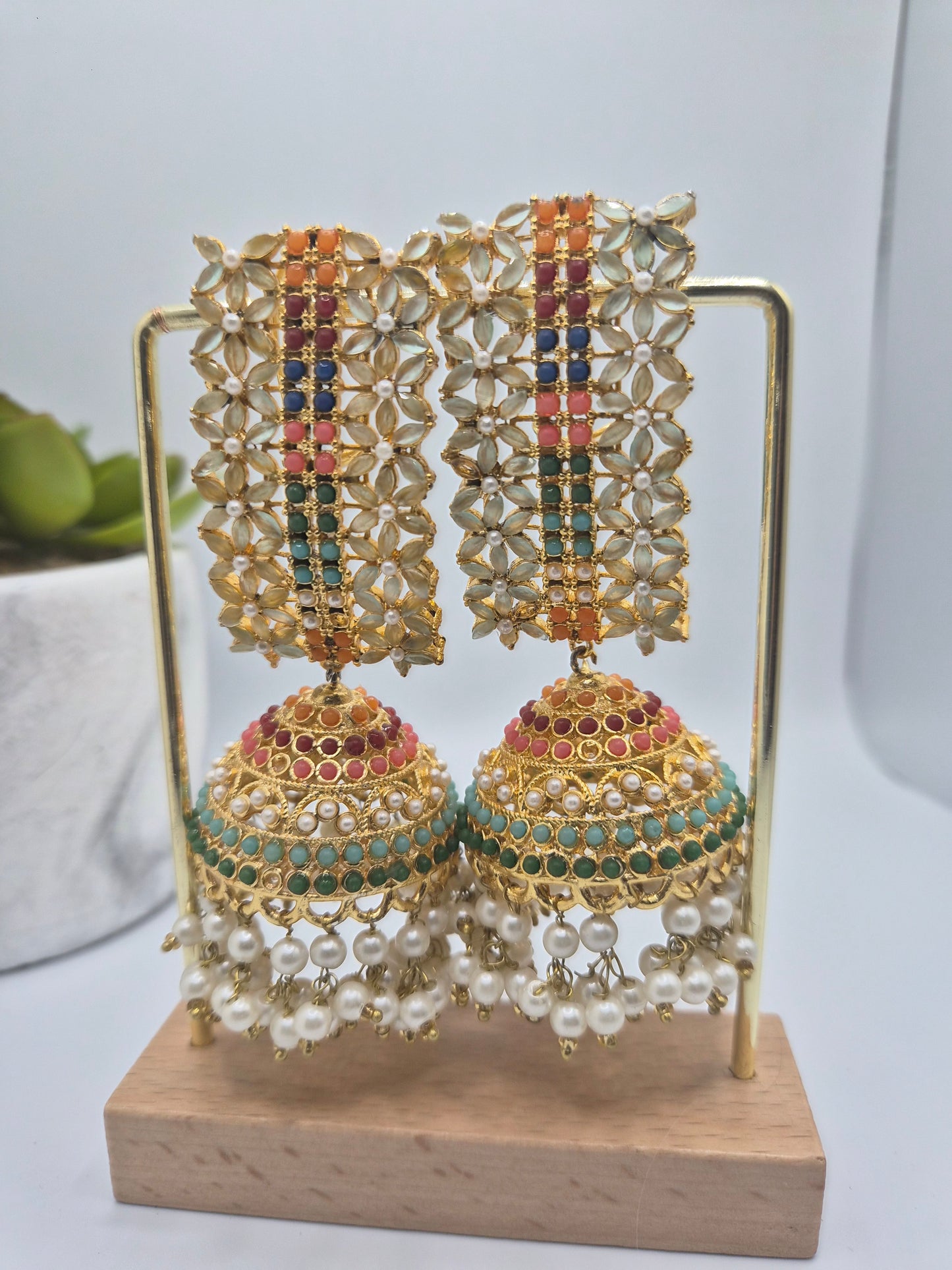 Jhumka earrings