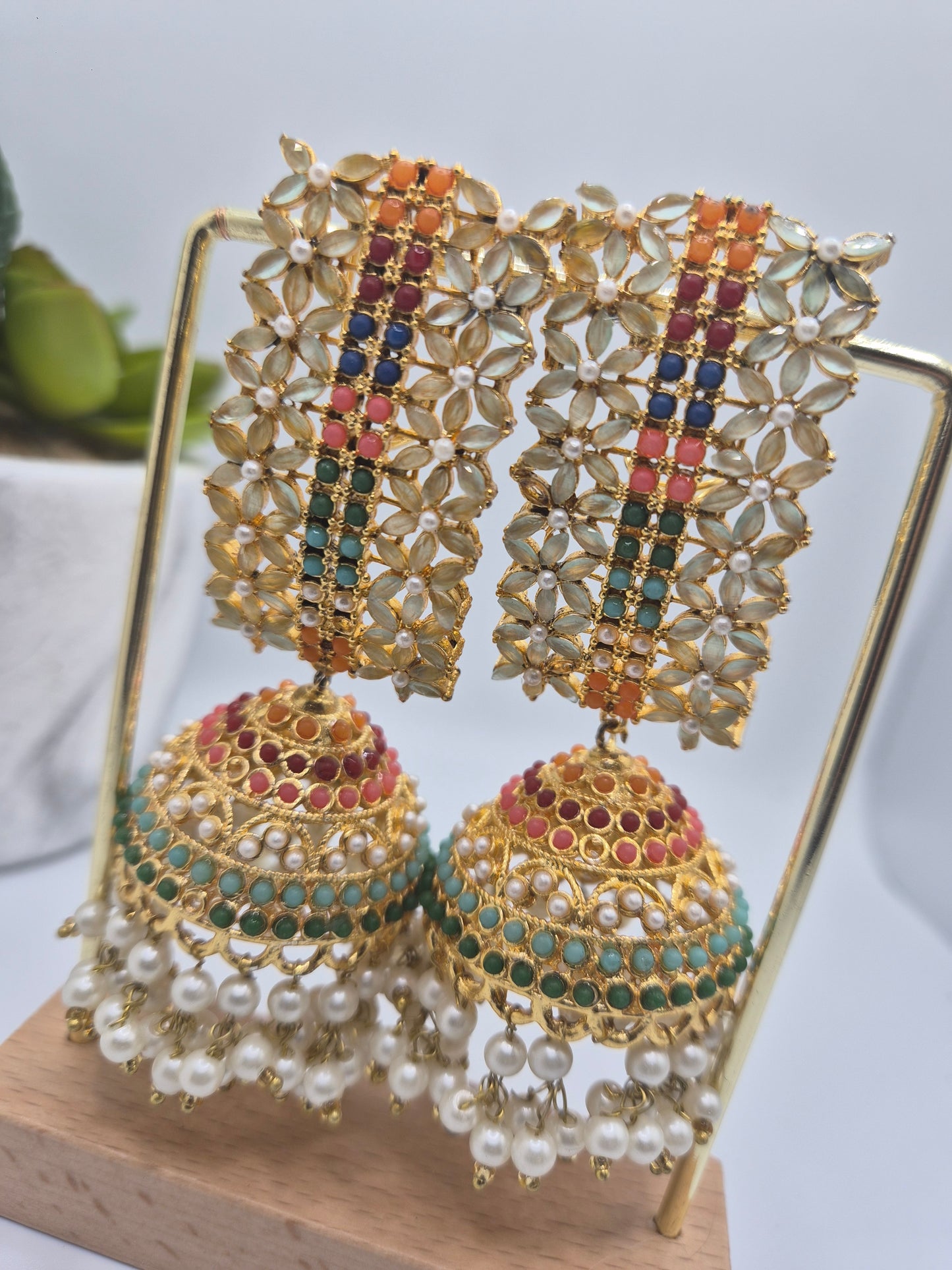 Jhumka earrings