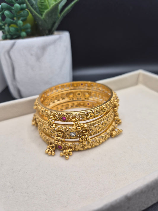 Antique gold bangles
