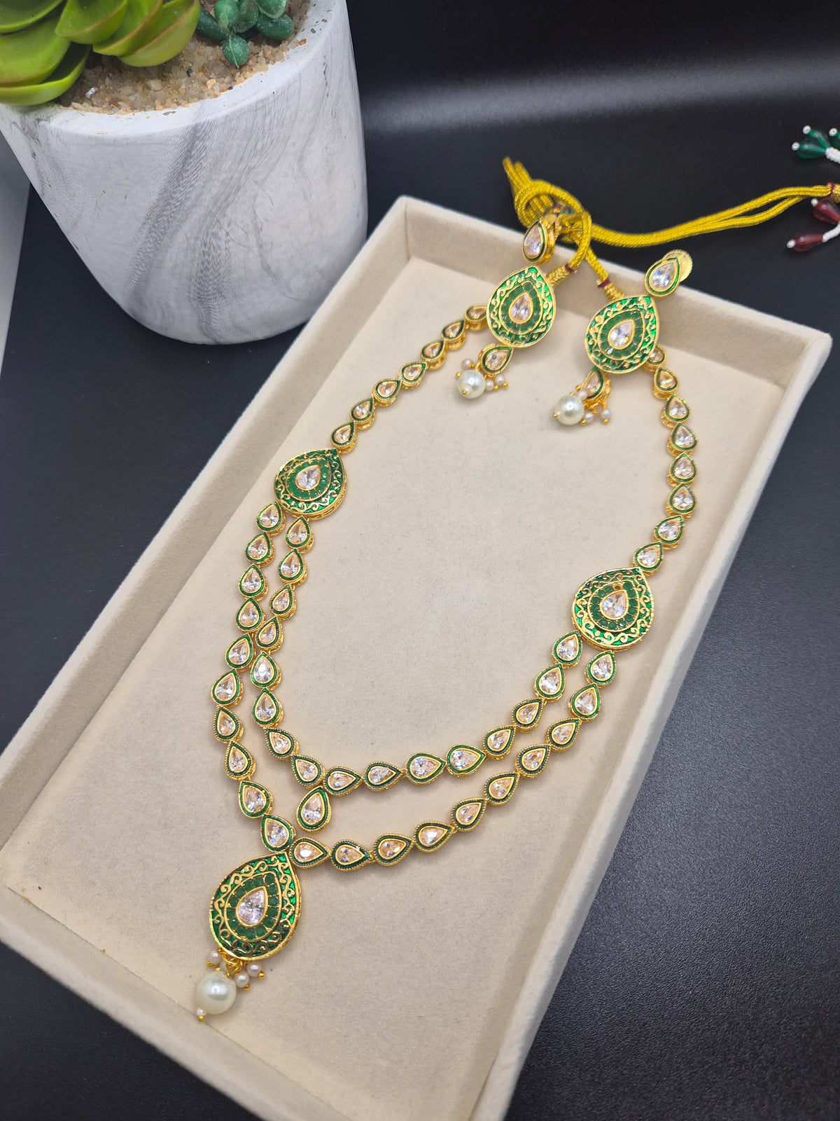 Double layer kundan